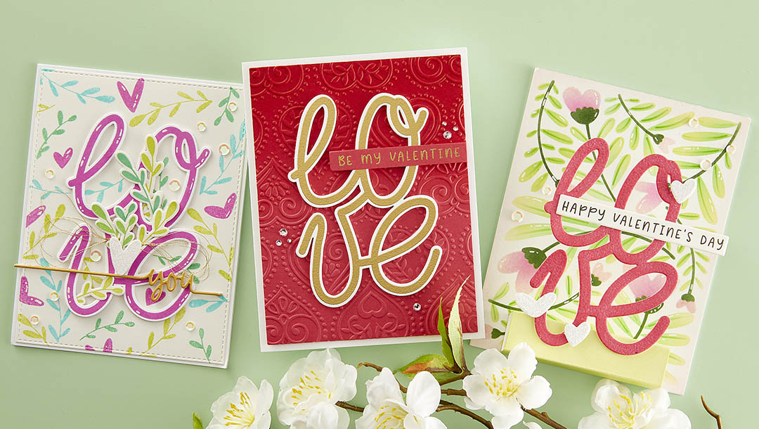 December 2023 Clear Stamp + Die of the Month Preview & Tutorials – Big Love