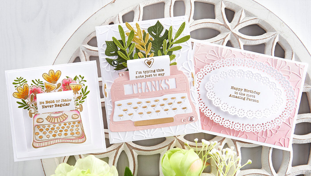 February 2022 Clear Stamp + Die of the Month Preview & Tutorials – Old School Notes