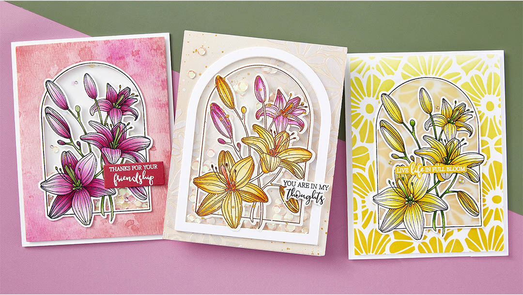 February 2024 Clear Stamp + Die of the Month Preview & Tutorials – Lily Arch