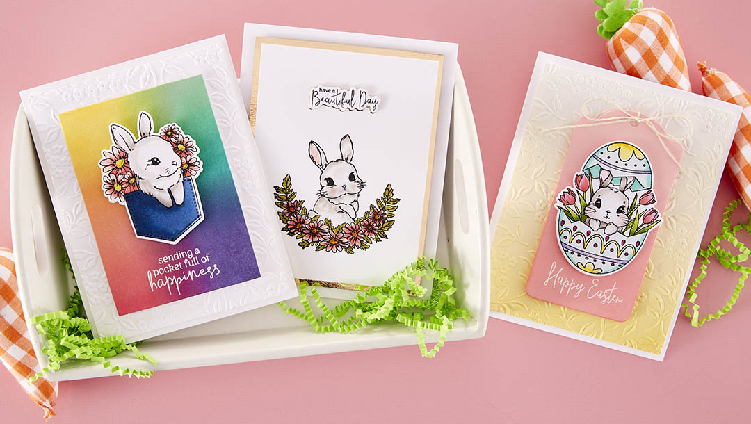 February 2023 Clear Stamp + Die of the Month Preview & Tutorials – Pocket Bunny