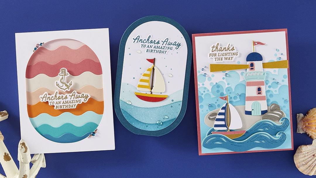 June 2025 Clear Stamp + Die of the Month Preview &amp; Tutorials – Anchors Away