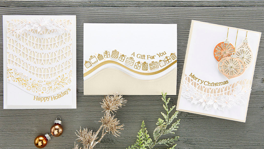 November 2021 Clear Stamp + Die of the Month Preview & Tutorials – Around The Holidays