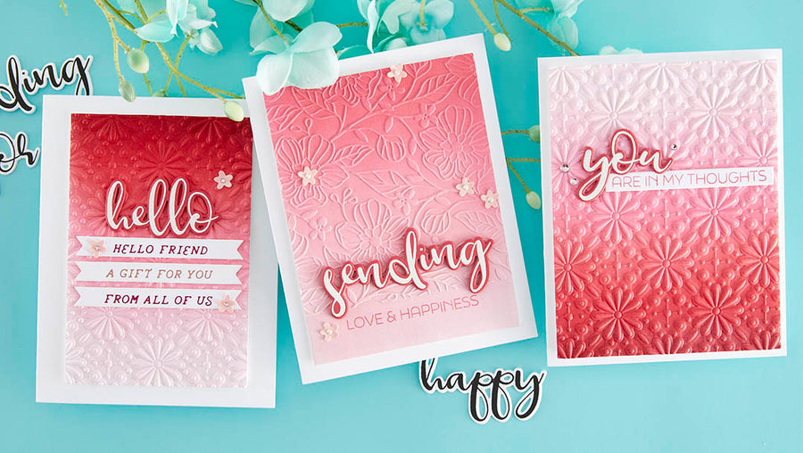 November 2023 Clear Stamp + Die of the Month Preview & Tutorials – Sending Sentiments