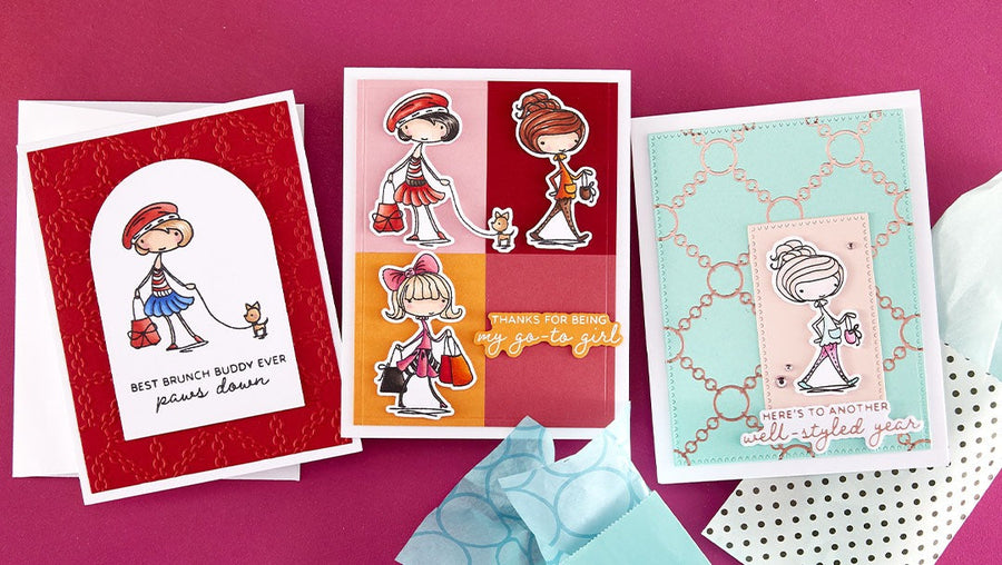 November 2025 Clear Stamp + Die of the Month Preview & Tutorials – Go-To Girl