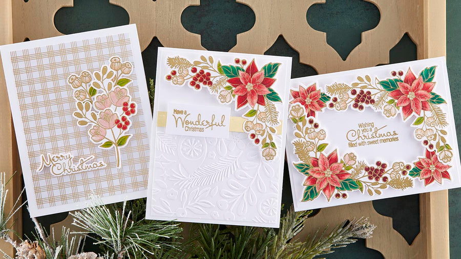 October 2022 Clear Stamp + Die of the Month Preview & Tutorials – Wonderful Christmas