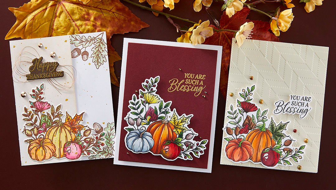 September 2024 Clear Stamp + Die of the Month Preview & Tutorials – Autumn Wishes