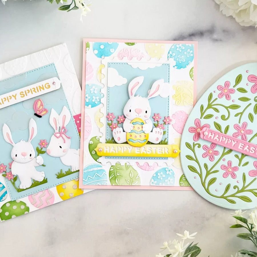 Spring and Easter Scene Cards with Simon Hurley’s Happy Spring Collection