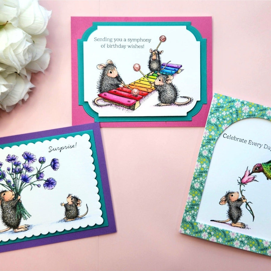 Colorful Rare Bloom Watercolor Cards by Deborah Hellman