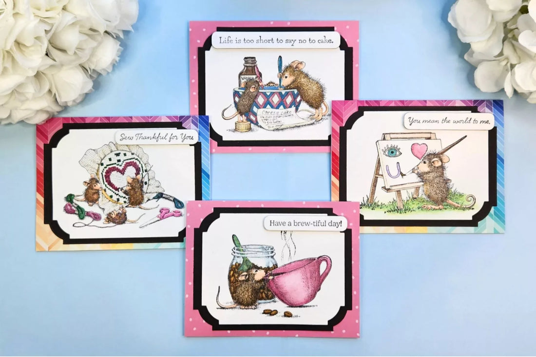 Watercolor Fun With The New House Mouse Heart And Soul Collection