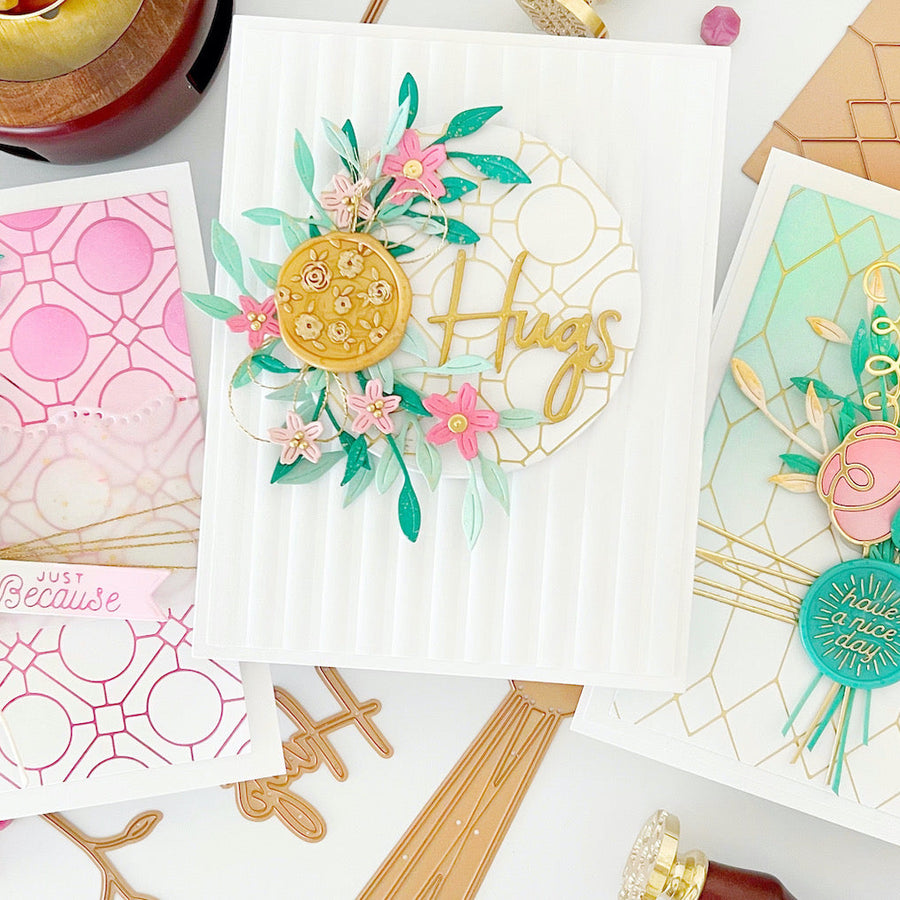 Elegant Foiled Cards With Wax Seals