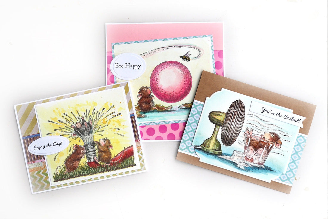 House-Mouse Summer Fun Card Ideas