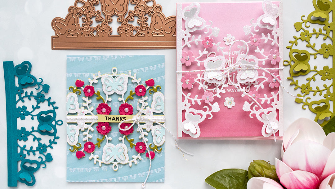 February 2019 Small Die of the Month is Here – Spring Flutter!