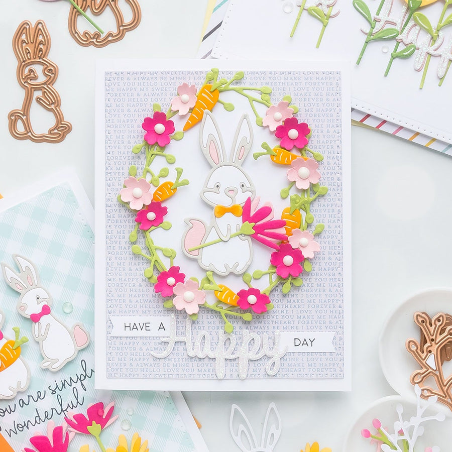 March 2019 Small Die of the Month is Here – Hop Into Spring