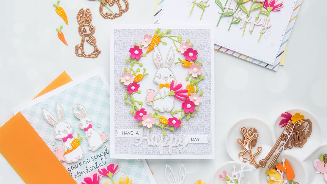 March 2019 Small Die of the Month is Here – Hop Into Spring