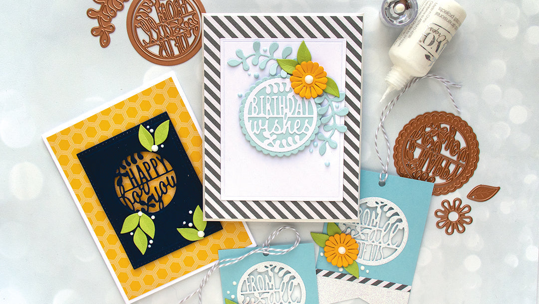 December Small Die of the Month is Here – Warm Wishes!