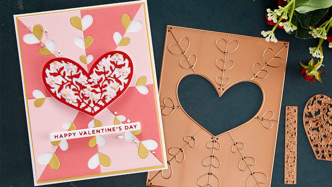 January 2022 Small Die of the Month Preview & Tutorials – A Lotta Heart