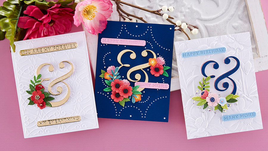 January 2023 Small Die of the Month Preview & Tutorials – Sentimental Ampersand