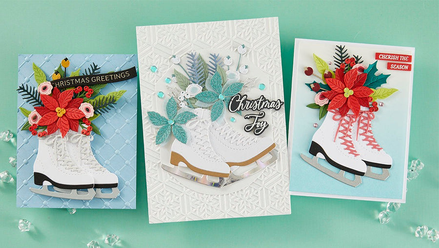 July 2024 Small Die of the Month Preview & Tutorials – Skating into the Holidays
