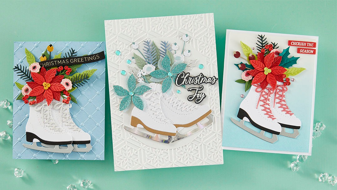 July 2024 Small Die of the Month Preview & Tutorials – Skating into the Holidays