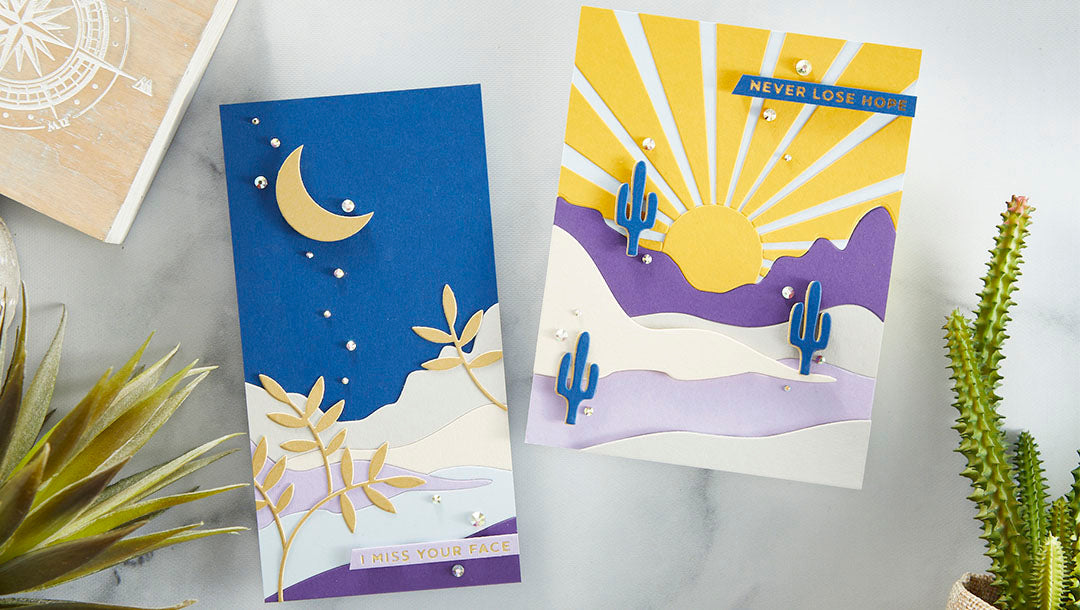 June 2021 Small Die of the Month Is Here – Colorblock Landscape