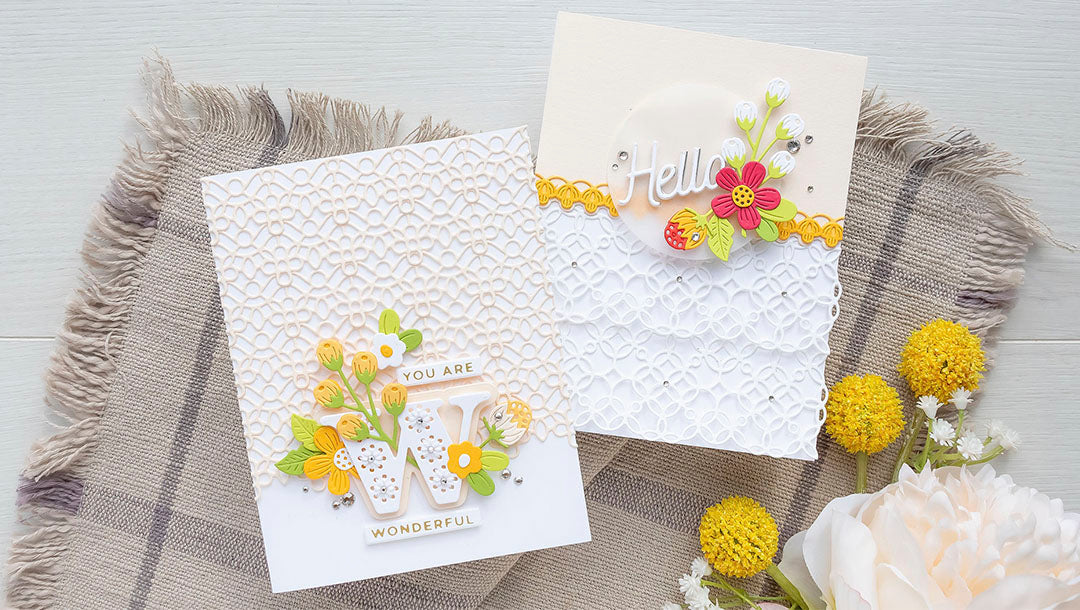 June 2022 Small Die of the Month Preview & Tutorials – Stylized Border Trio
