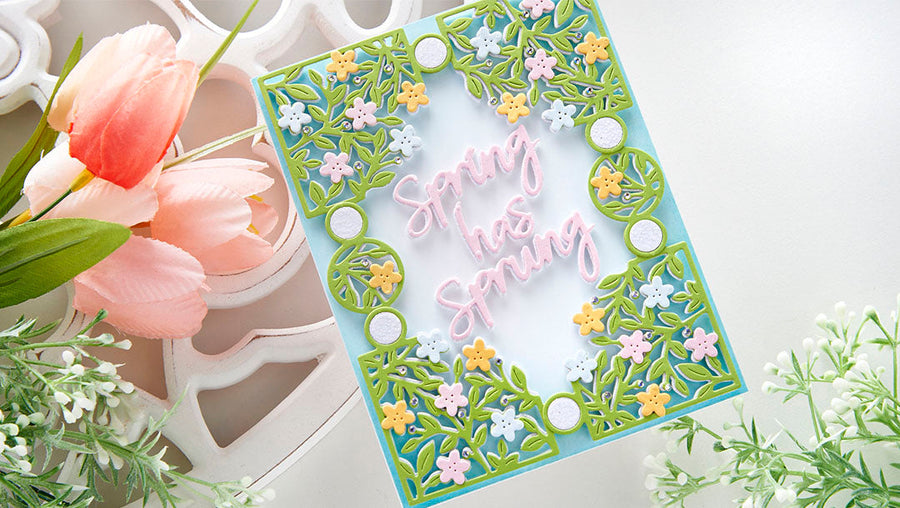 March 2021 Small Die of the Month Is Here –  Spring Flowers Card Creator