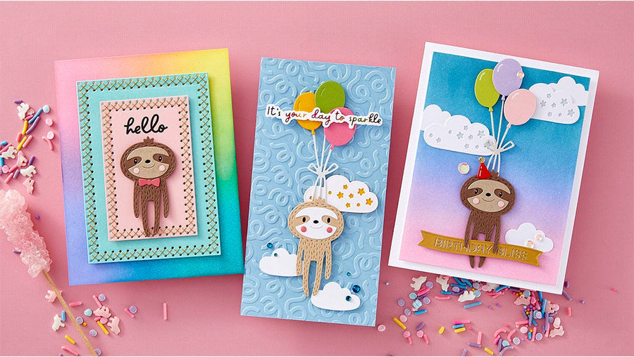 November 2024 Small Die of the Month Preview & Tutorials – Birthday Bliss