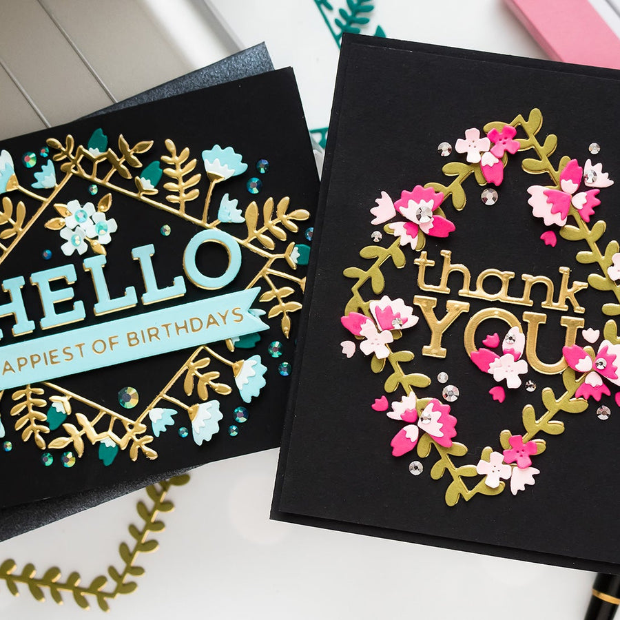 September 2020 Small Die of the Month is Here – Hello & Thank You