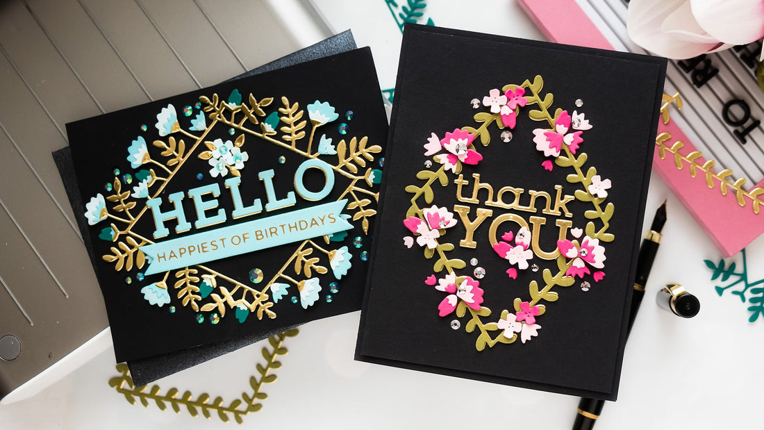 September 2020 Small Die of the Month is Here – Hello & Thank You