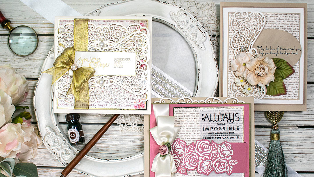 December 2019 Amazing Paper Grace Die of the Month is Here – Rose & Filligree Duo Slip-In Card