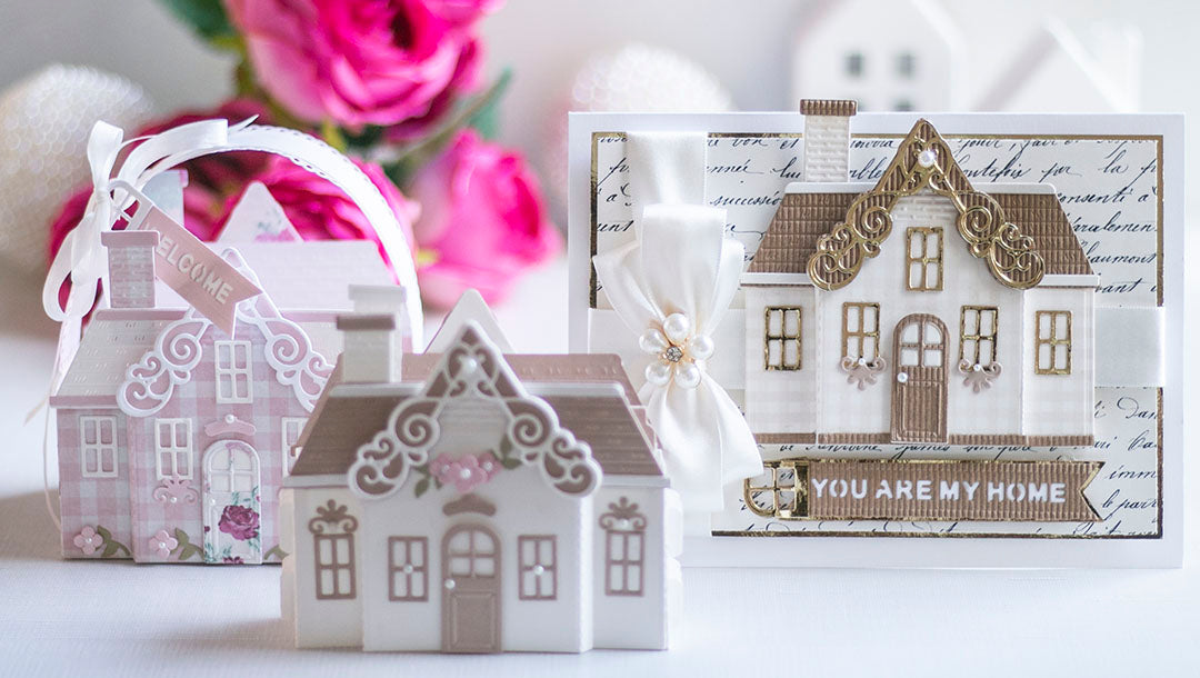 July 2021 Amazing Paper Grace Die of the Month is Here – Pop Up 3D Vignette Home Sweet Home