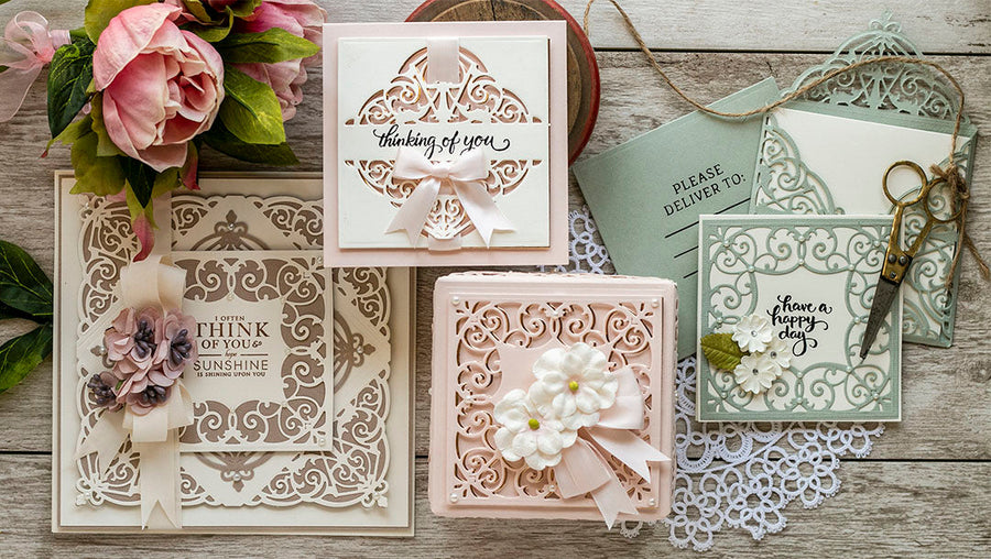 May 2020 Amazing Paper Grace Die of the Month is Here – Fleur de Lis Grandeur Fold Over