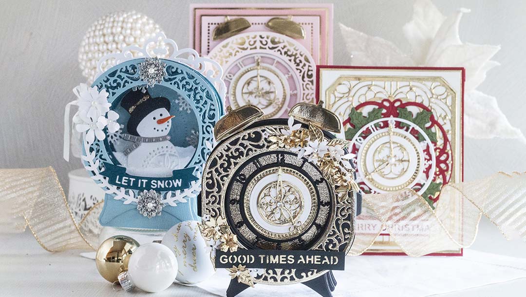 November 2022 Amazing Paper Grace Die of the Month Preview & Tutorials – Pop Up 3D Vignette Alarm Clock