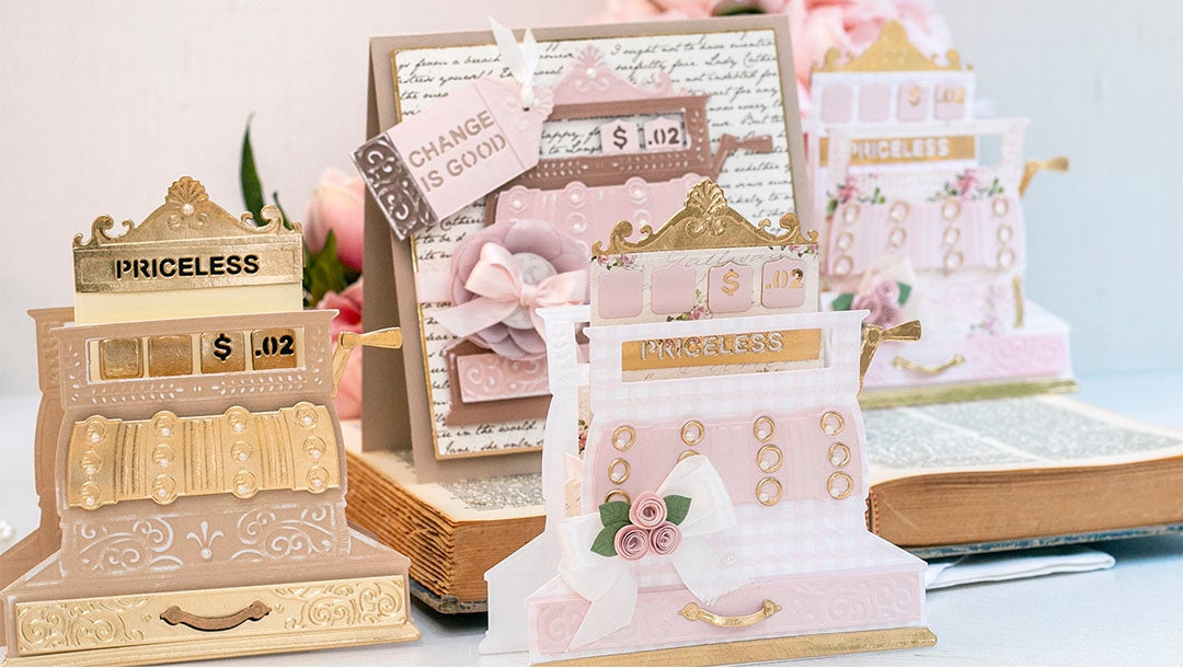 September 2021 Amazing Paper Grace Die of the Month is Here – Pop Up 3D Vignette Vintage Cash Register