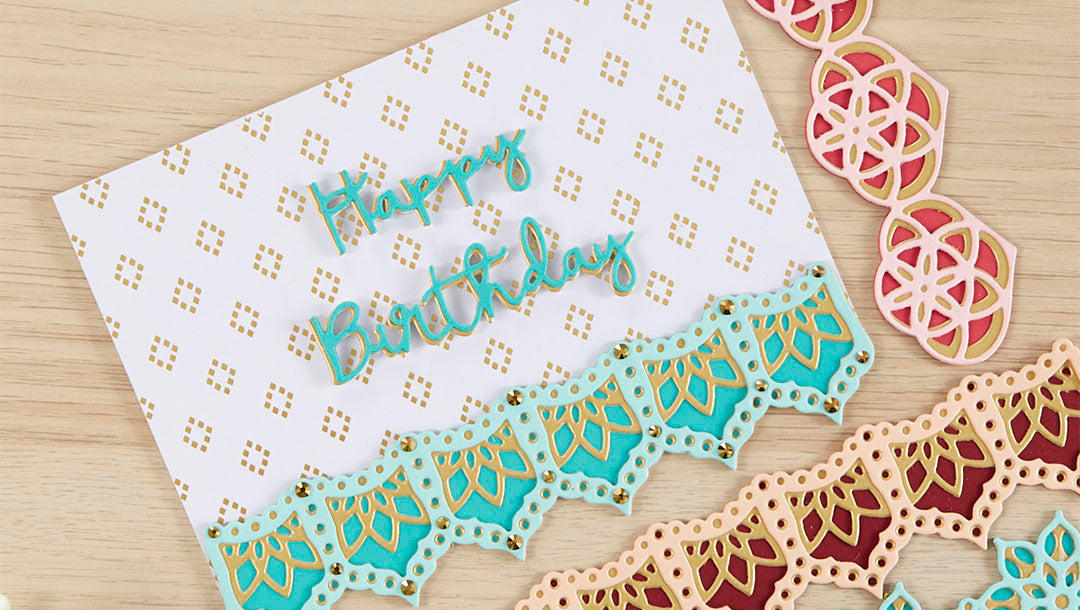 December 2019 Large Die of the Month is Here – Kaleidoscope Trio Strips and Borders