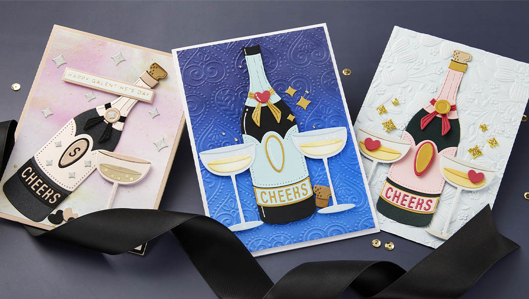 December 2023 Large Die of the Month Preview & Tutorials – Cheers to Us