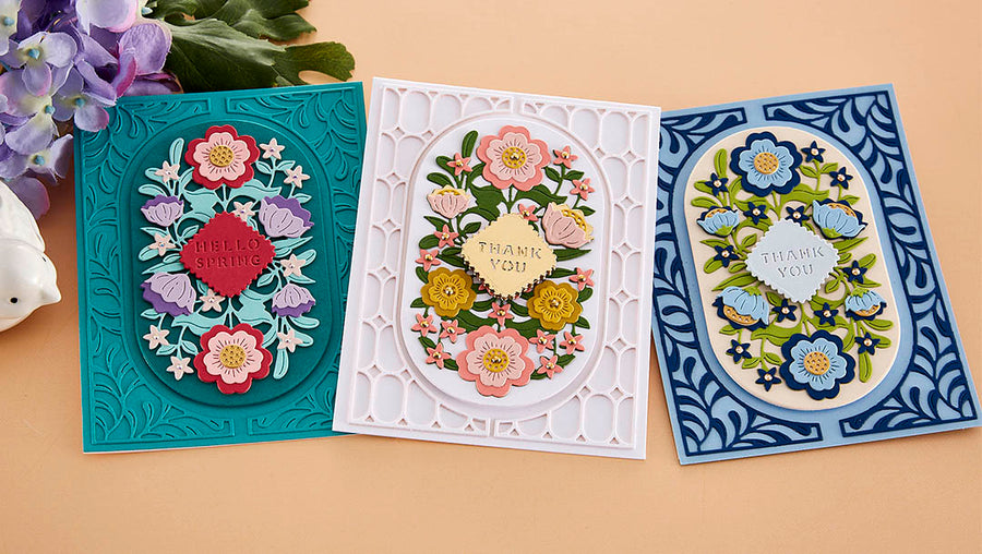 February 2023 Large Die of the Month Preview & Tutorials – Spring Reflection