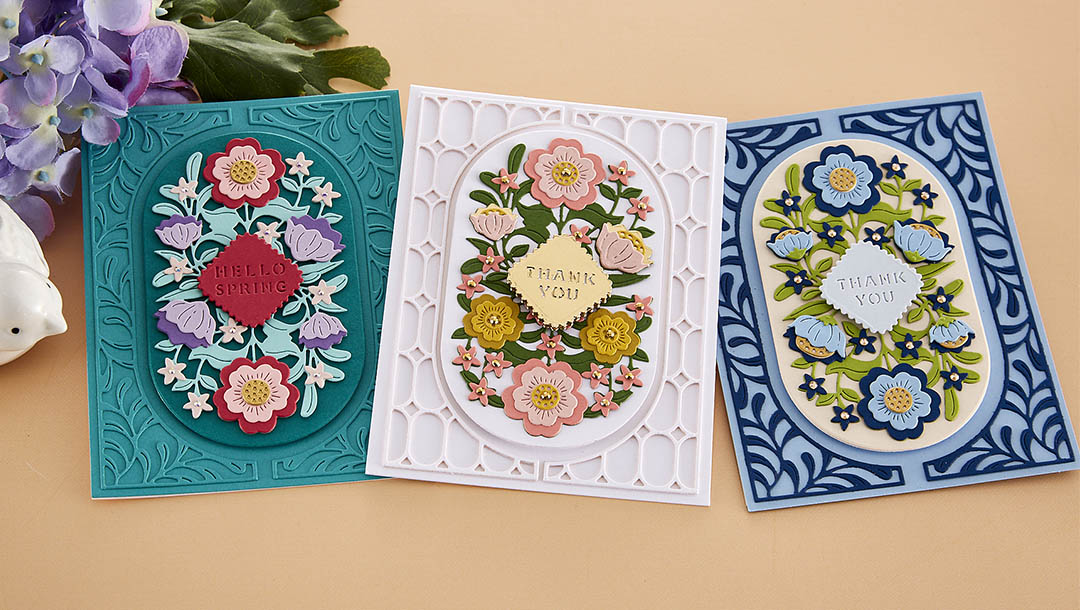 February 2023 Large Die of the Month Preview & Tutorials – Spring Reflection