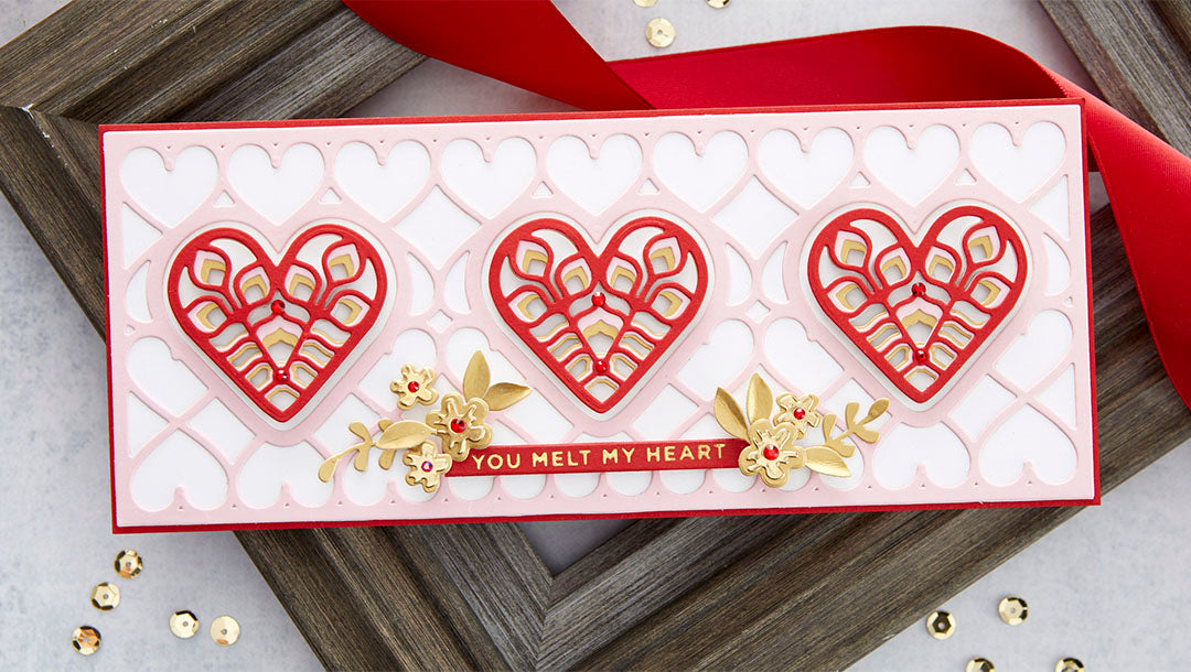 January 2021 Large Die of the Month is Here – Slimline Kaleidoscope Hearts