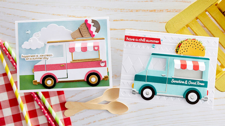 July 2022 Large Die of the Month Preview & Tutorials – Food Truck