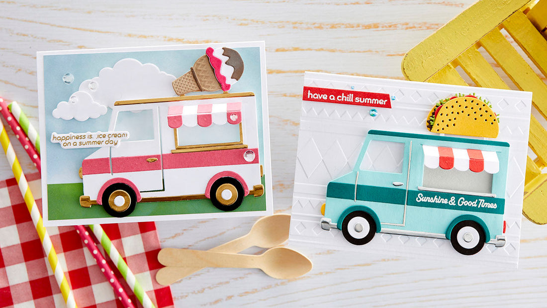 July 2022 Large Die of the Month Preview & Tutorials – Food Truck