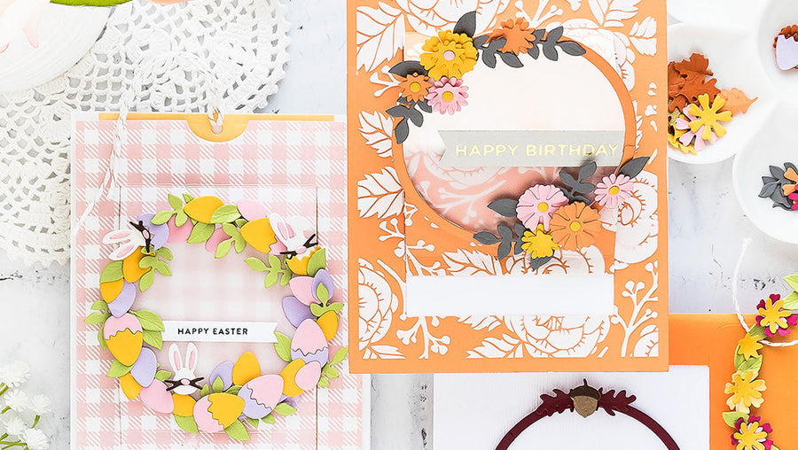 June 2019 Large Die of the Month is Here – Festive Wreath Slider Card