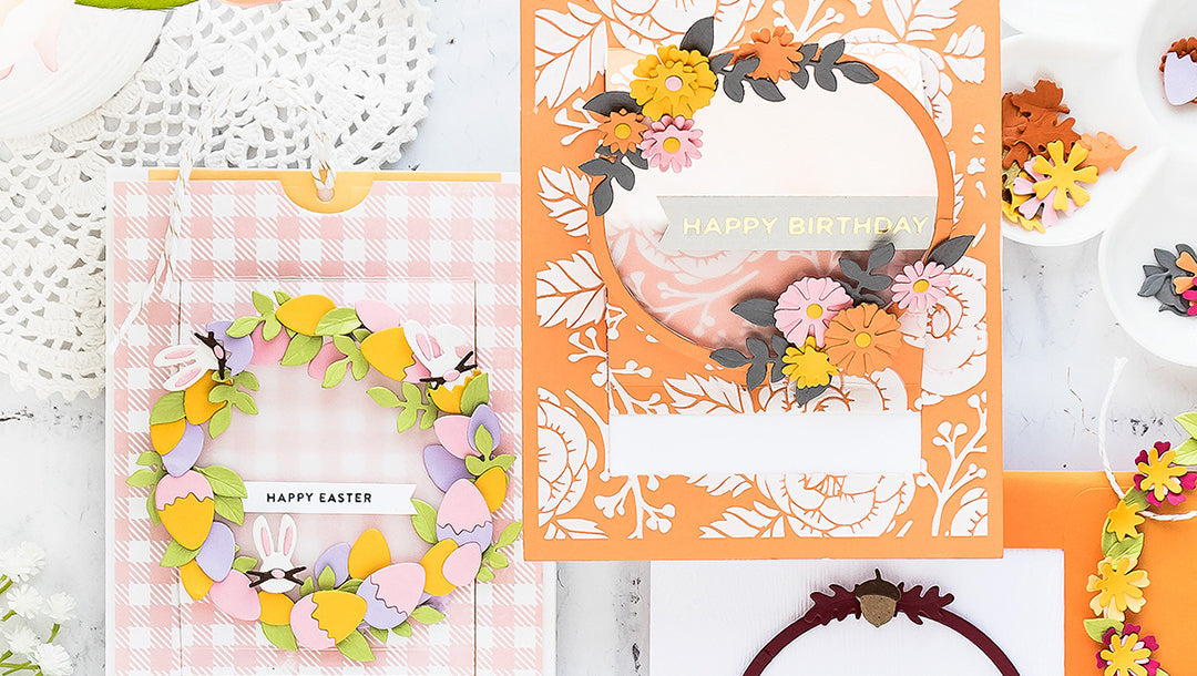 June 2019 Large Die of the Month is Here – Festive Wreath Slider Card