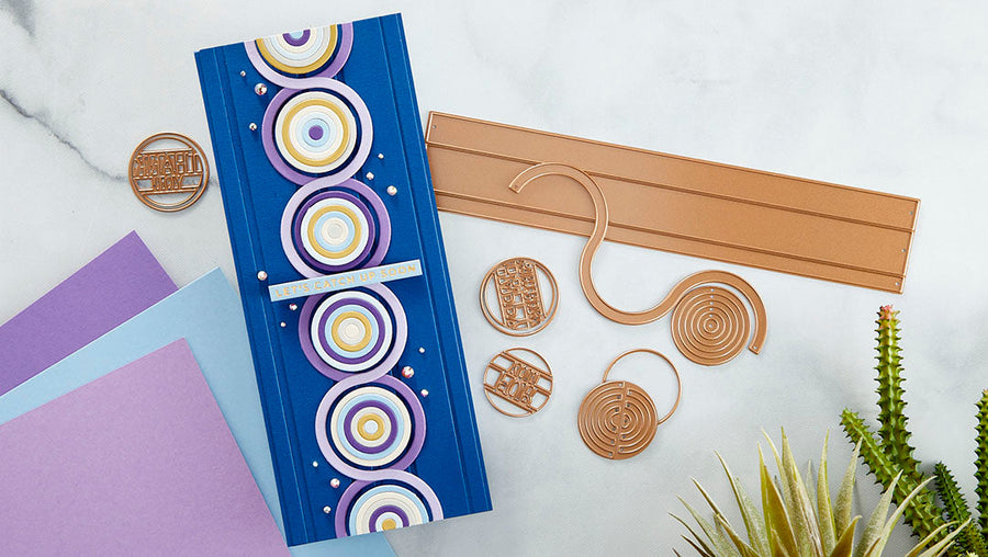 June 2021 Large Die of the Month is Here – Colorblock Circles & Stripes