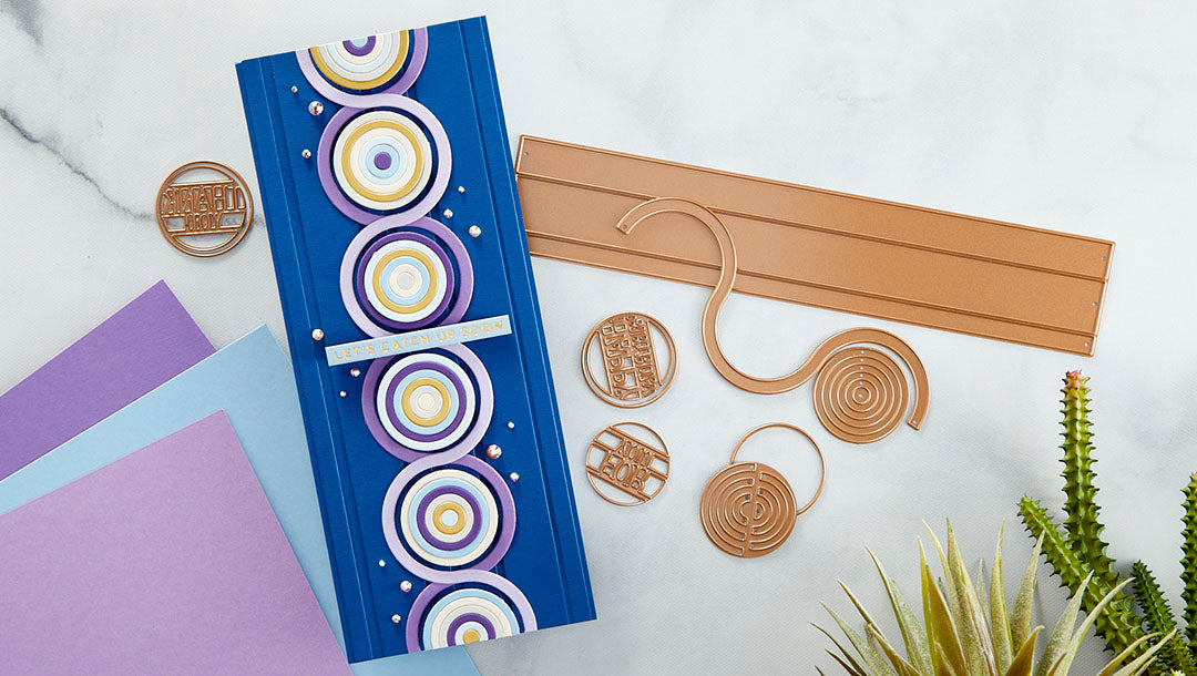 June 2021 Large Die of the Month is Here – Colorblock Circles & Stripes