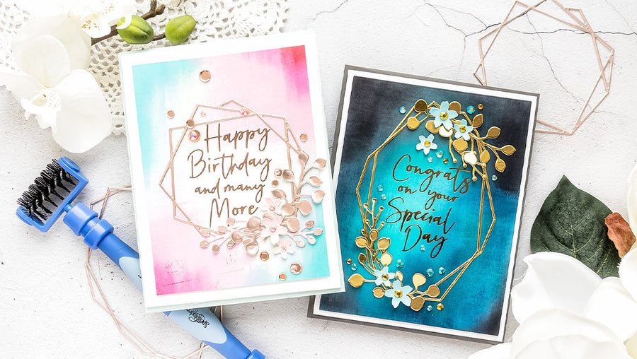 June 2020 Large Die of the Month is Here – Geometrical Floral Frames