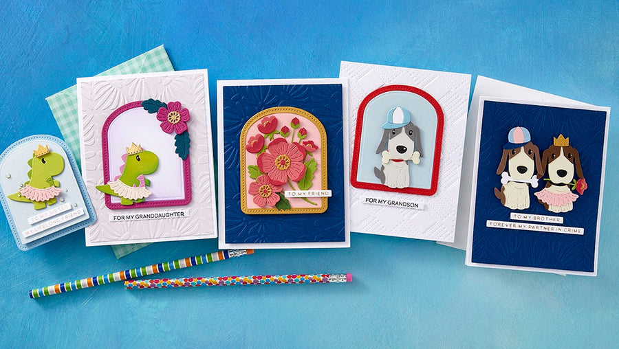 March 2025 Large Die of the Month Preview & Tutorials – Family & Friends Vignettes