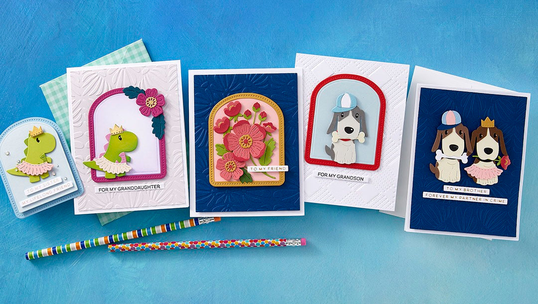 March 2025 Large Die of the Month Preview & Tutorials – Family & Friends Vignettes