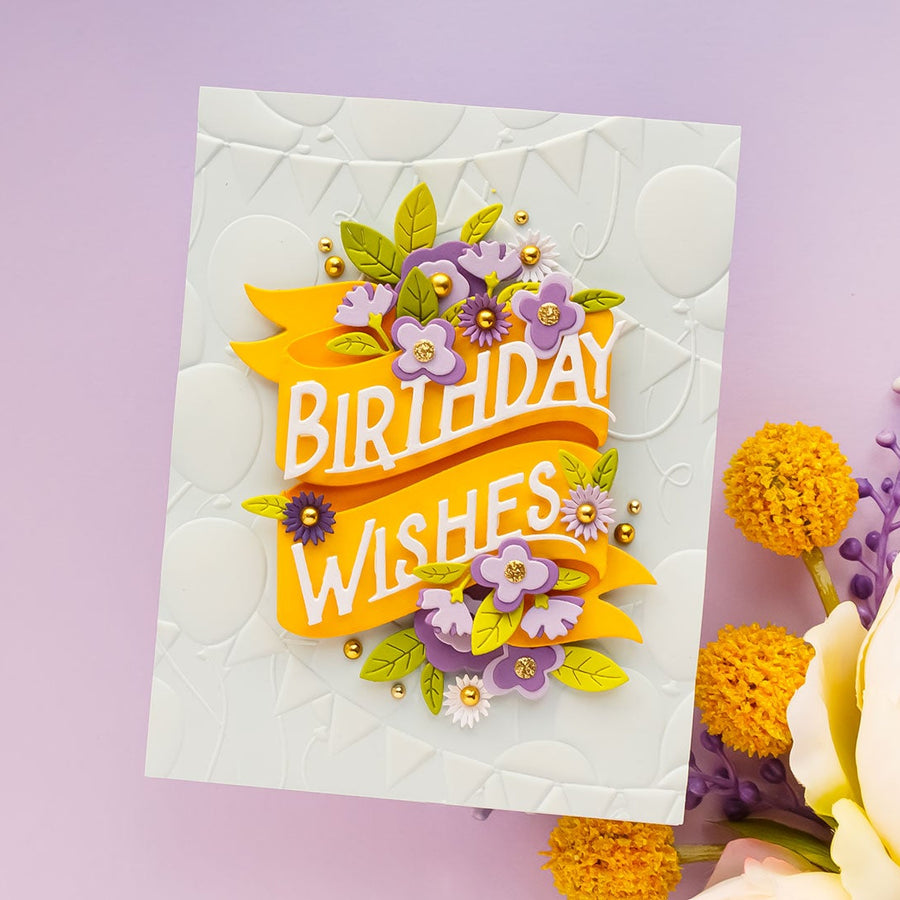 May 2023 Large Die of the Month Preview & Tutorials – Balloons & Birthday Wishes