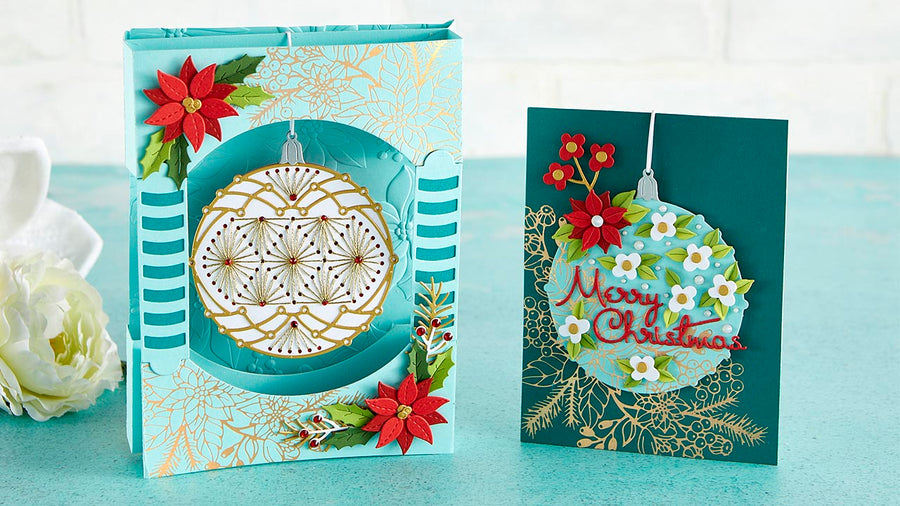 October 2022 Large Die of the Month Preview & Tutorials – Stitched Ornament & Display